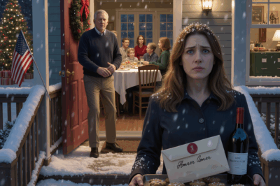 At Christmas Dinner, My Dad Opened The Door, Rolled Her Eyes, And Said, “We Don’t Have Space Tonight — Maybe Spend The Holiday Somewhere Else.”